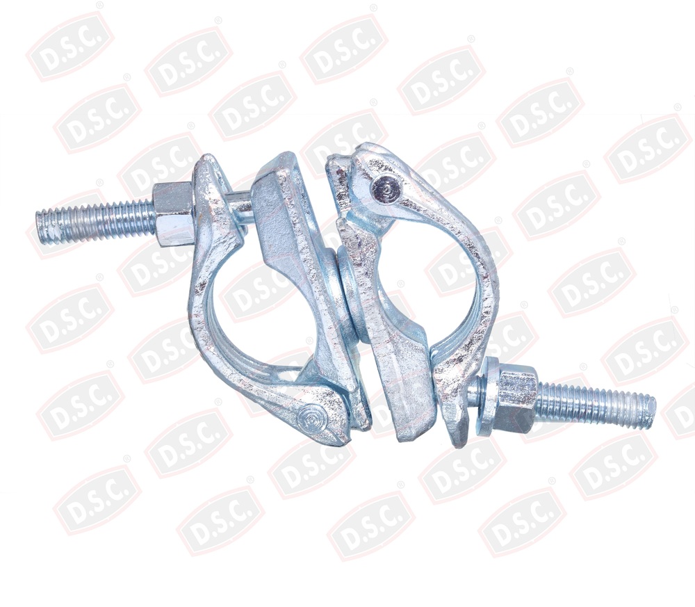 Forging Coupler Swivel - SS 304 Stainless Steel, Chrome Plated Silver, Drop Forged, Corrosion Resistant