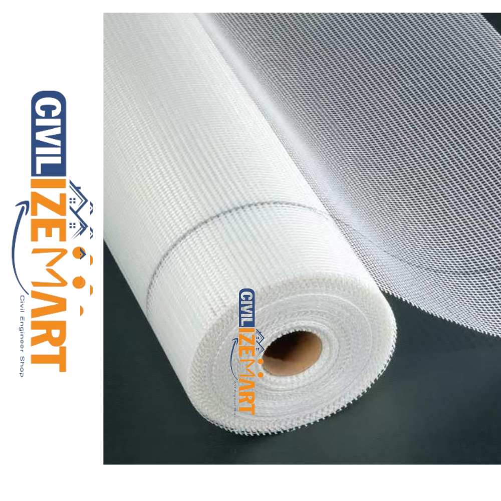 145 GSM 1 Inch Ruby Fiber Glass Mesh 