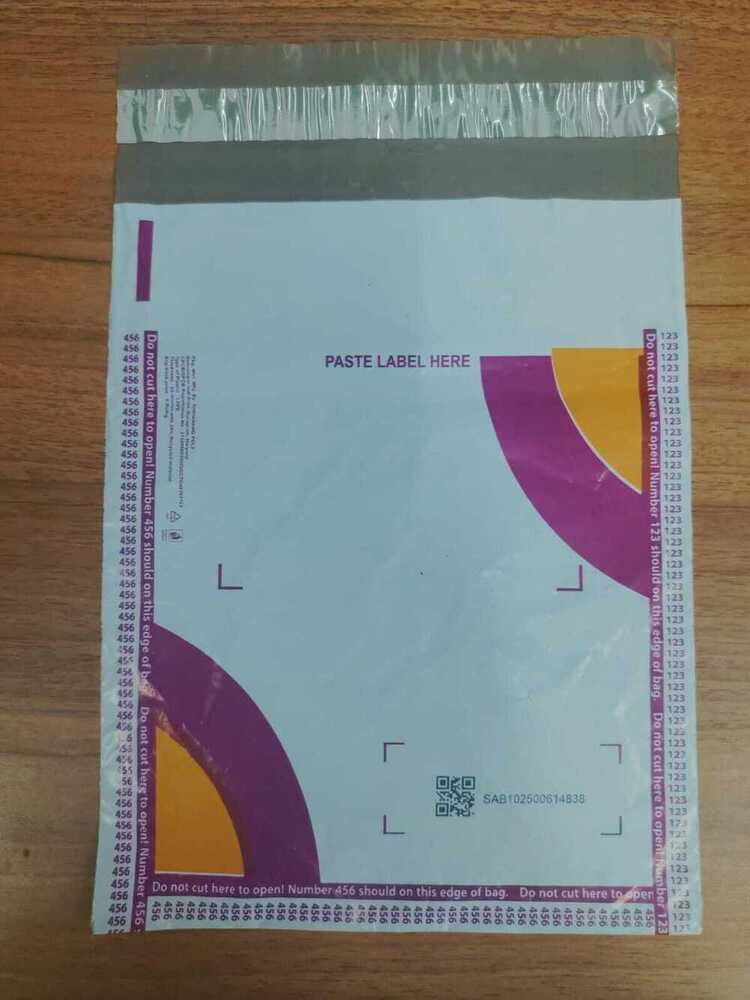 Meesho Opaque Barcode - Color: White & Pink
