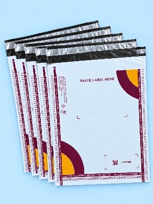 Meesho Opaque Barcode - Color: White & Pink