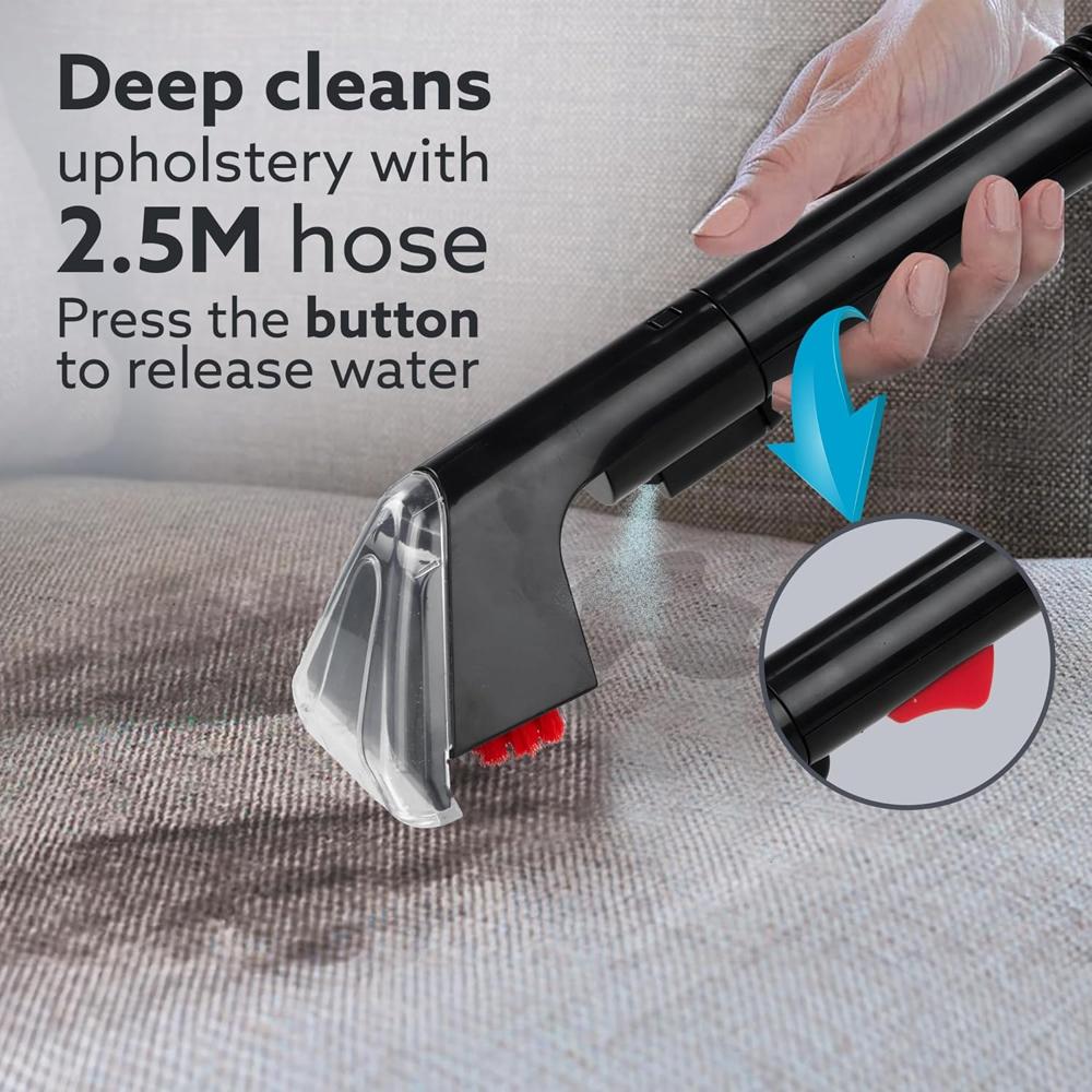 AGARO Elite Upright Wet & Dry Carpet Cleaner, Deep Clean Carpet with Wet & Dry Vacuum, Spot Cleaner  34208