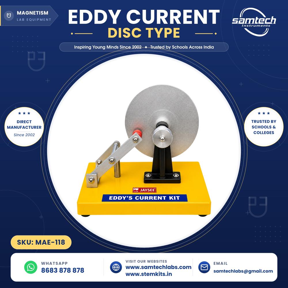 Eddy Current-disc Type - Application: Physics Laboratory Demonstration