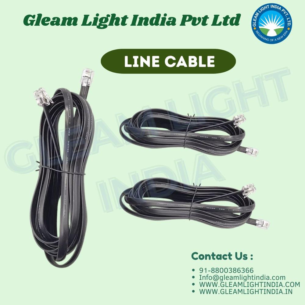 Lan Cable - Abs Material, 225 Mm Size, Black Color | 50 Ohm Impedance, Supports All Networks, Pvc Insulation, Data Communication Usage
