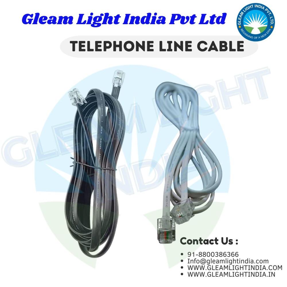 Lan Cable - Abs Material, 225 Mm Size, Black Color | 50 Ohm Impedance, Supports All Networks, Pvc Insulation, Data Communication Usage