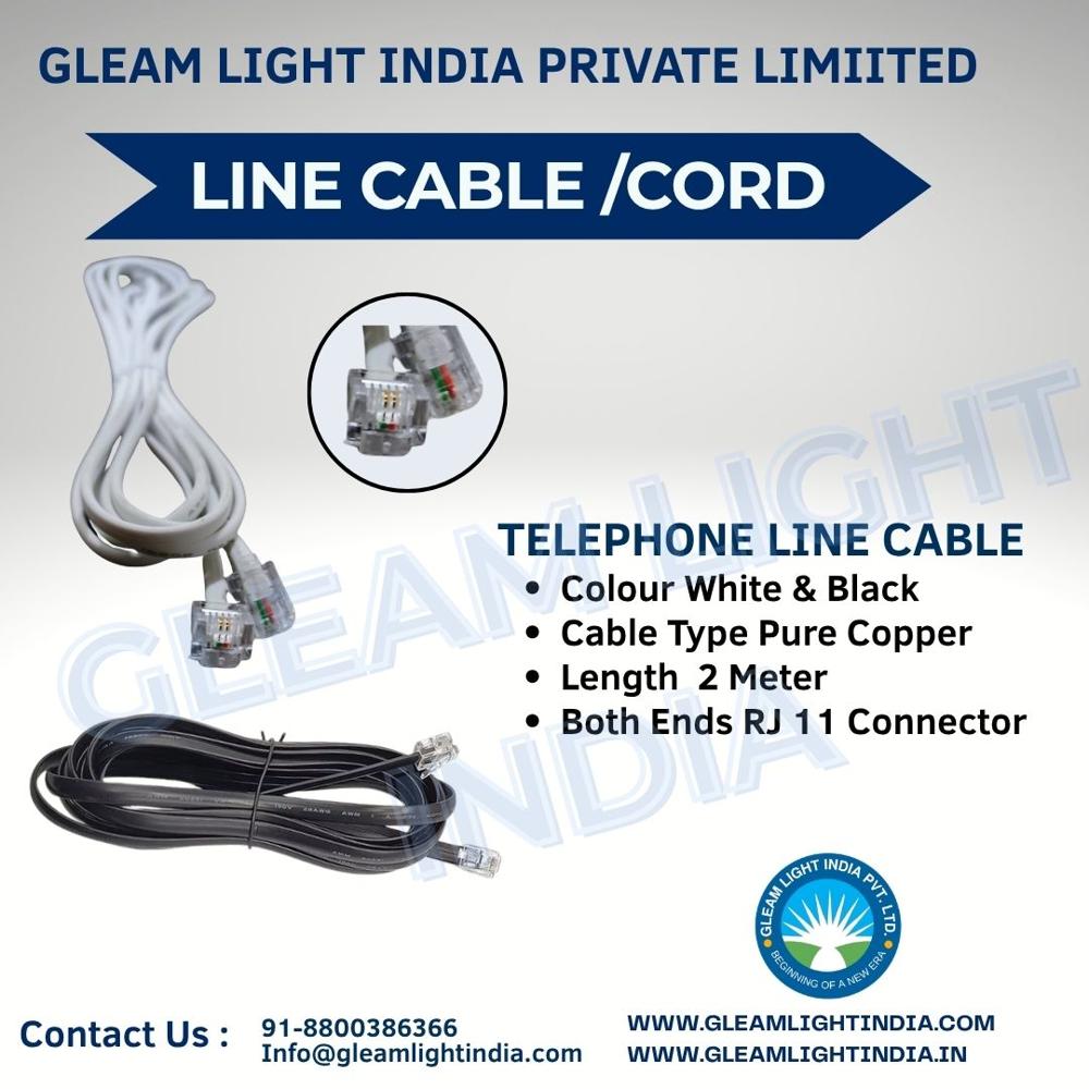 Lan Cable - Abs Material, 225 Mm Size, Black Color | 50 Ohm Impedance, Supports All Networks, Pvc Insulation, Data Communication Usage