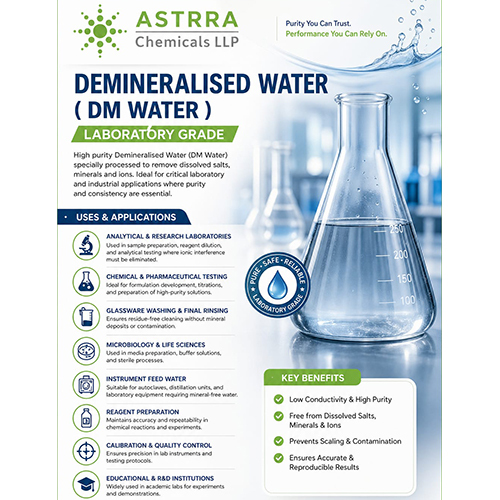 Demineralised Water Dm Water