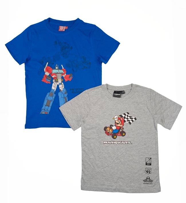 B16635 | Character Printed Boys and Girls T-Shirts Assorted