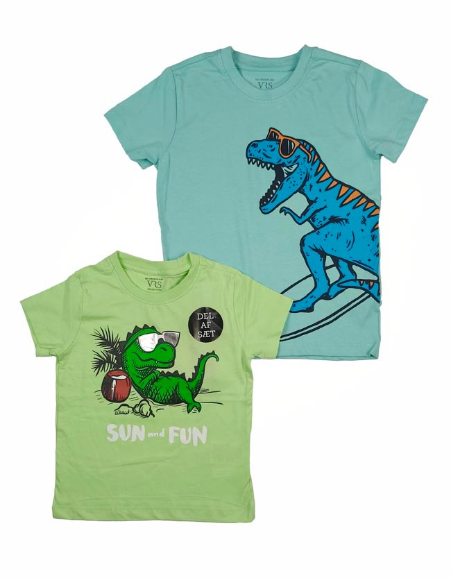 B16635 | Character Printed Boys and Girls T-Shirts Assorted
