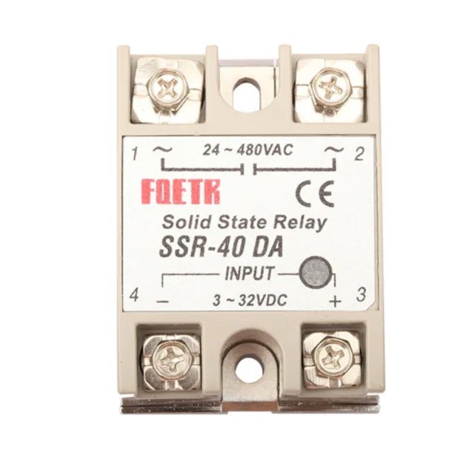 Fotek 24-480 Vac Ssr-40 Da Solid State Module Made In Talwan