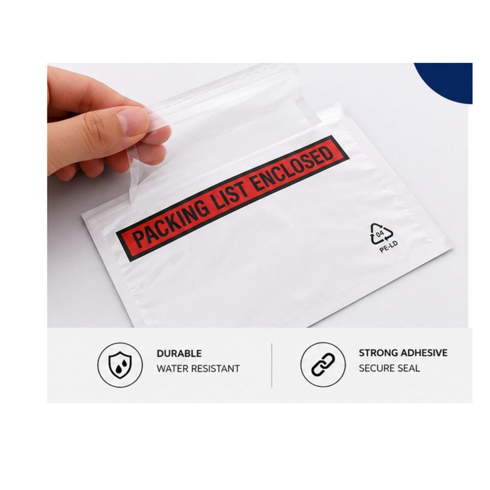 Currier Document Pouch For Shipping & Export Packaging - Dimensions: 162x324 Centimeter (Cm)