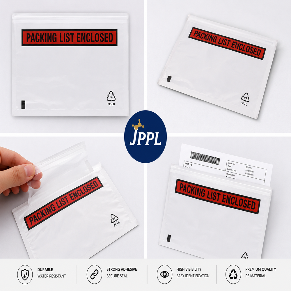 Currier Document Pouch For Shipping & Export Packaging - Dimensions: 162x324 Centimeter (Cm)