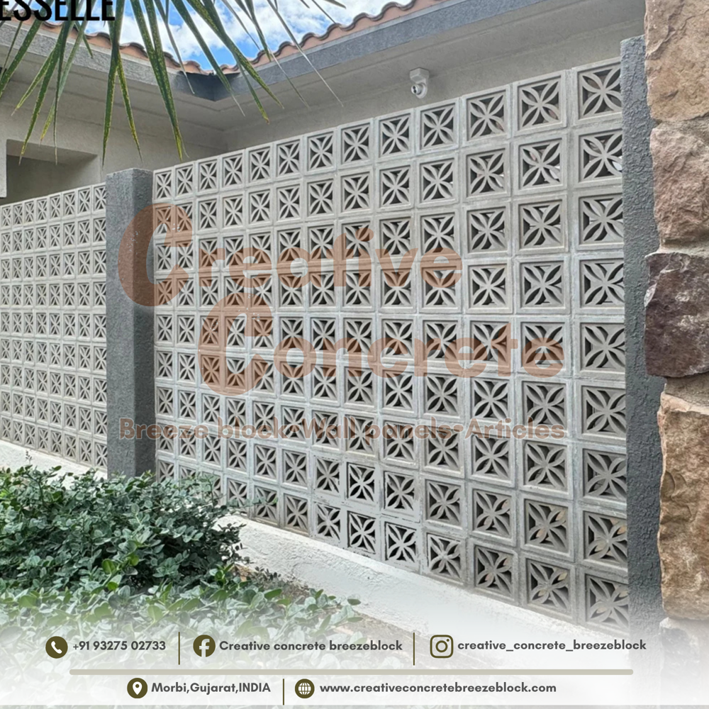 Flower Breeze Block