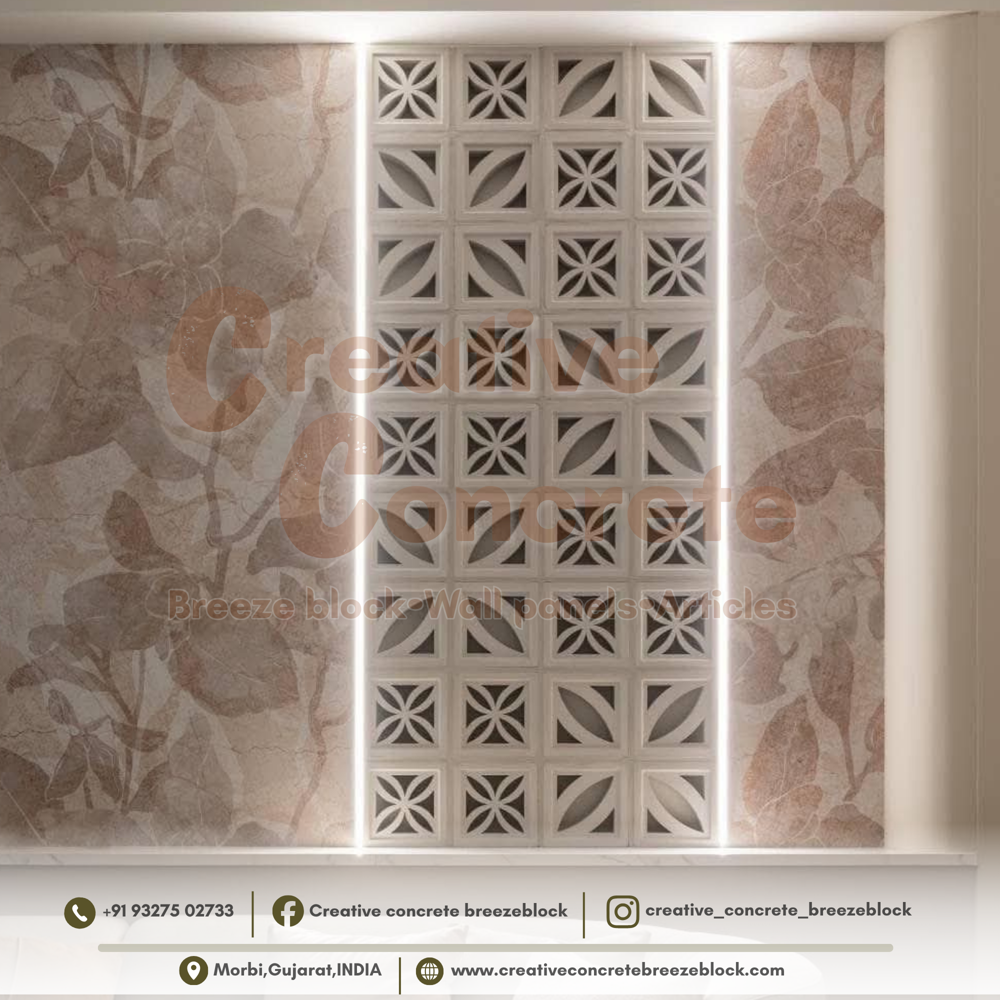 Flower Breeze Block
