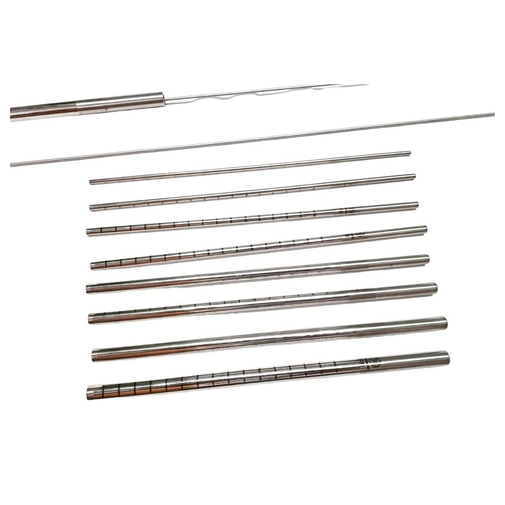 Laparoscopic PCNL Dilator Set with Guide Rods PCNL Alkyne Telescopic Metal Dilator Set