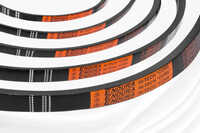Classical Wrapped V-belts - Rubber With Fabric Wrapping, 500-8000mm Length, Black With Orange Label | Polyester Cord, Oil Resistant, Antistatic Iso1813
