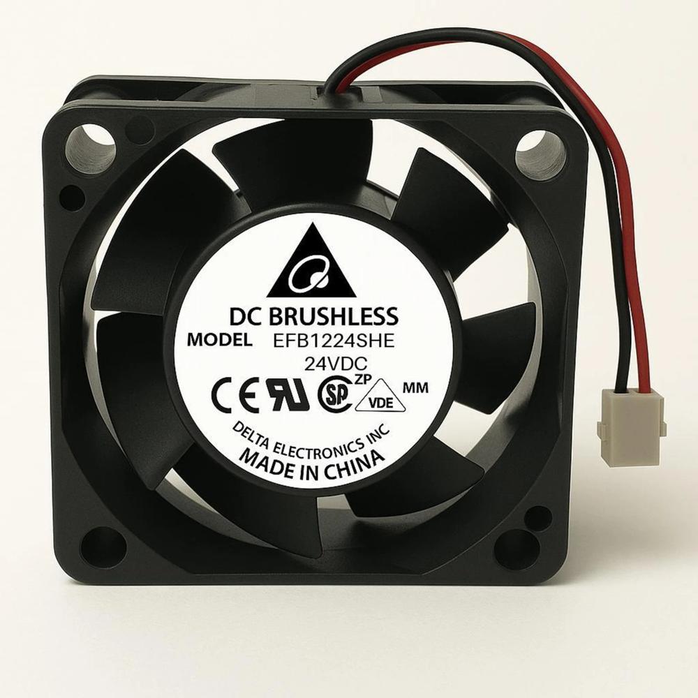 DELTA EFB1224SHE 24V DC 0.66A 12025mm Ball Bearing Industrial Inverter Axial Cooling Fan
