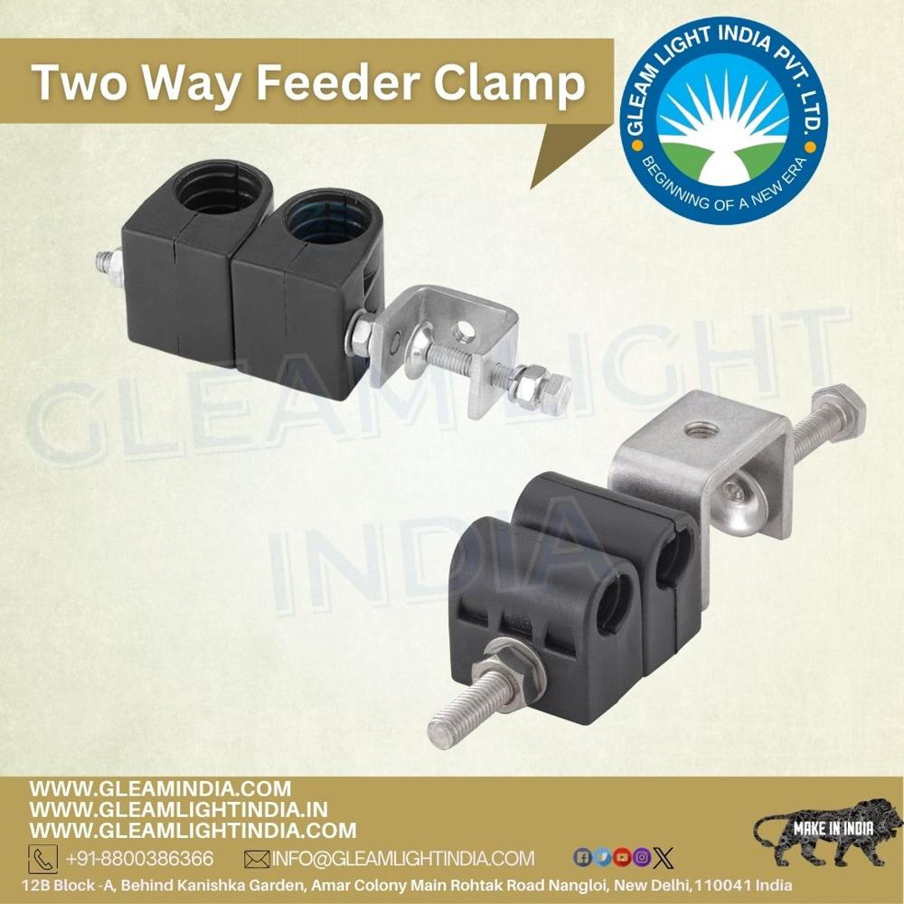 Two Way Feeder Clamp - Color: Black