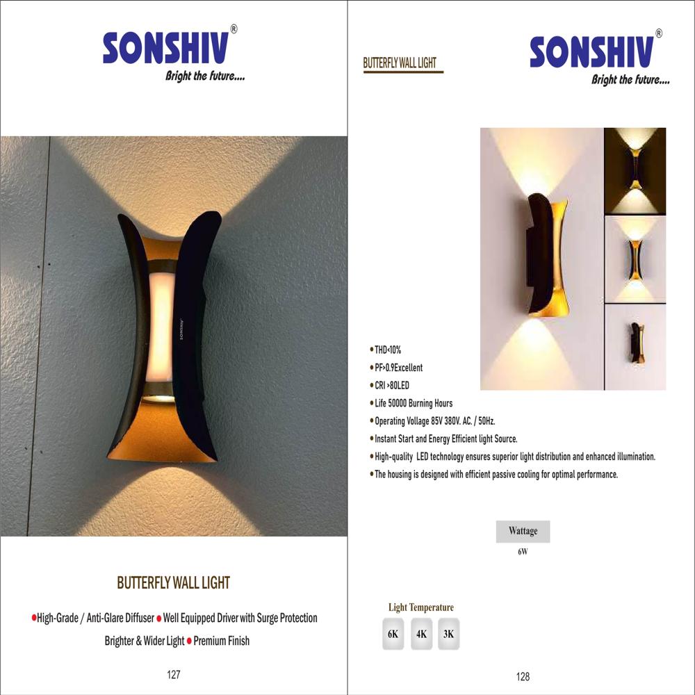 BUTTERFLY WALL LIGHT