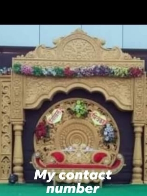 Fiber Wedding Stage - Color: Golden