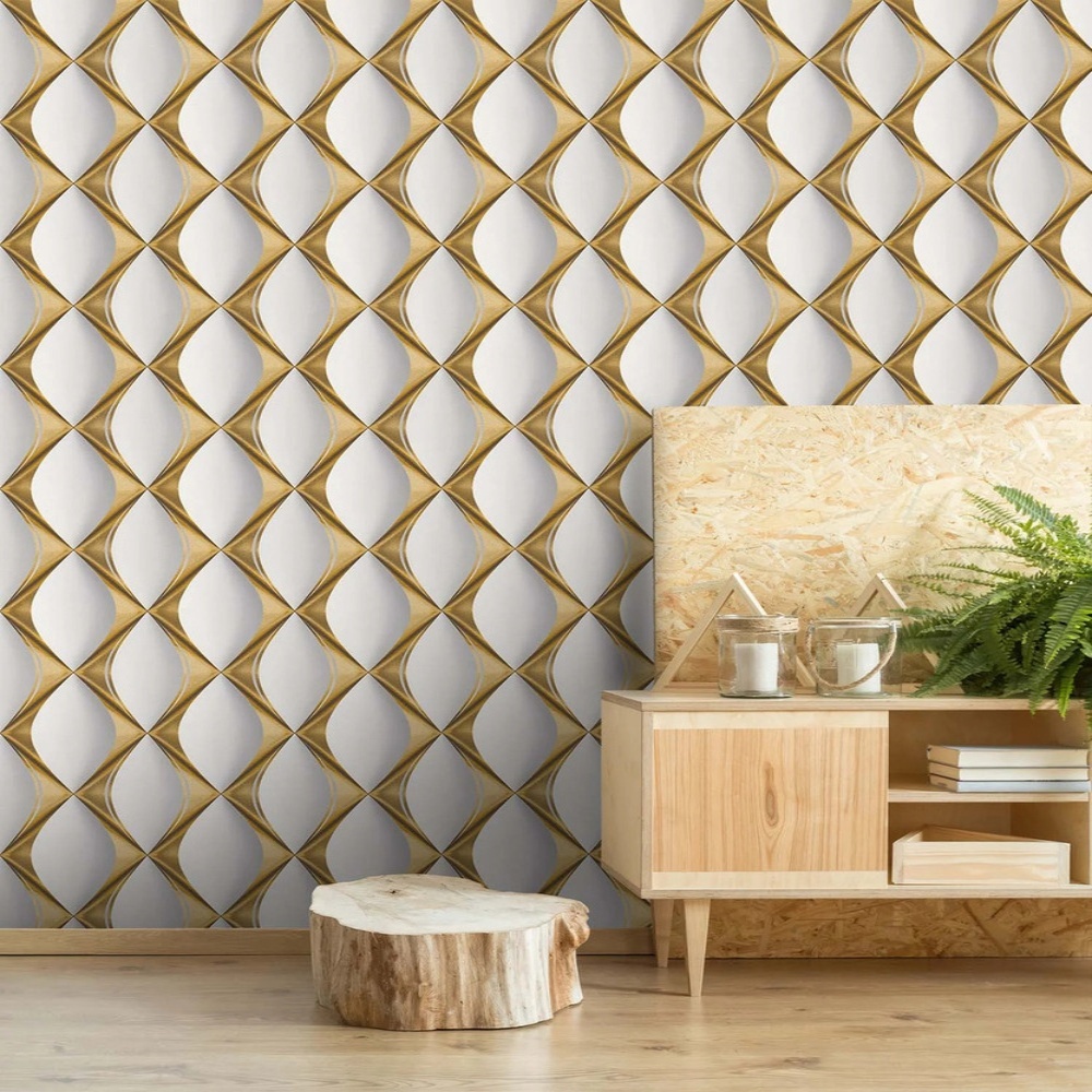 Excel Wallpapers - PVC 0.53x10m, Multiple Colors | Moisture-Proof, Fire Retardant, Sound-Absorbing, Customizable Pattern