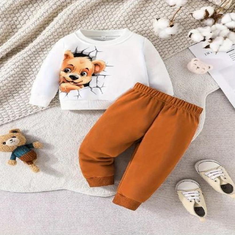 Santaclause Top Bottom Set For Kids Girls & Boys