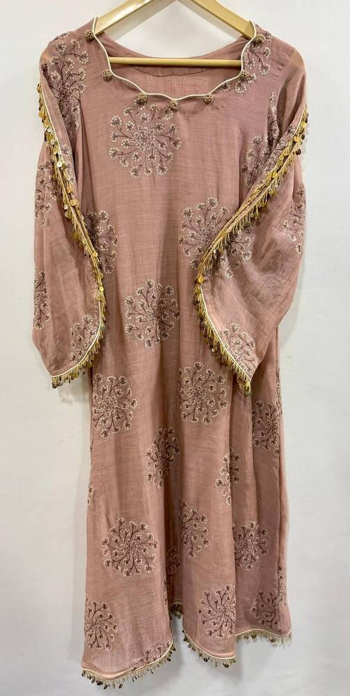 The Dusty Rose Floret A-Line Ladies Dress