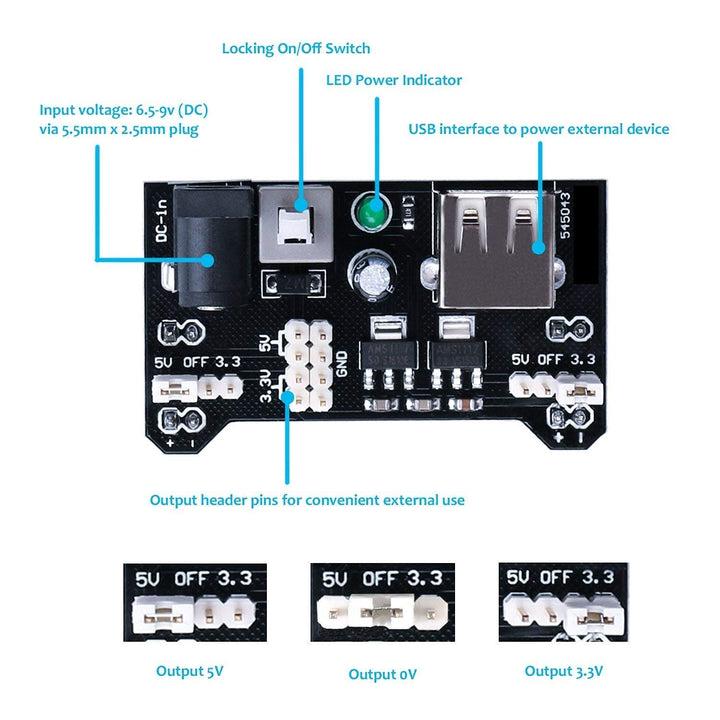 5v Breadboard Power Supply Module