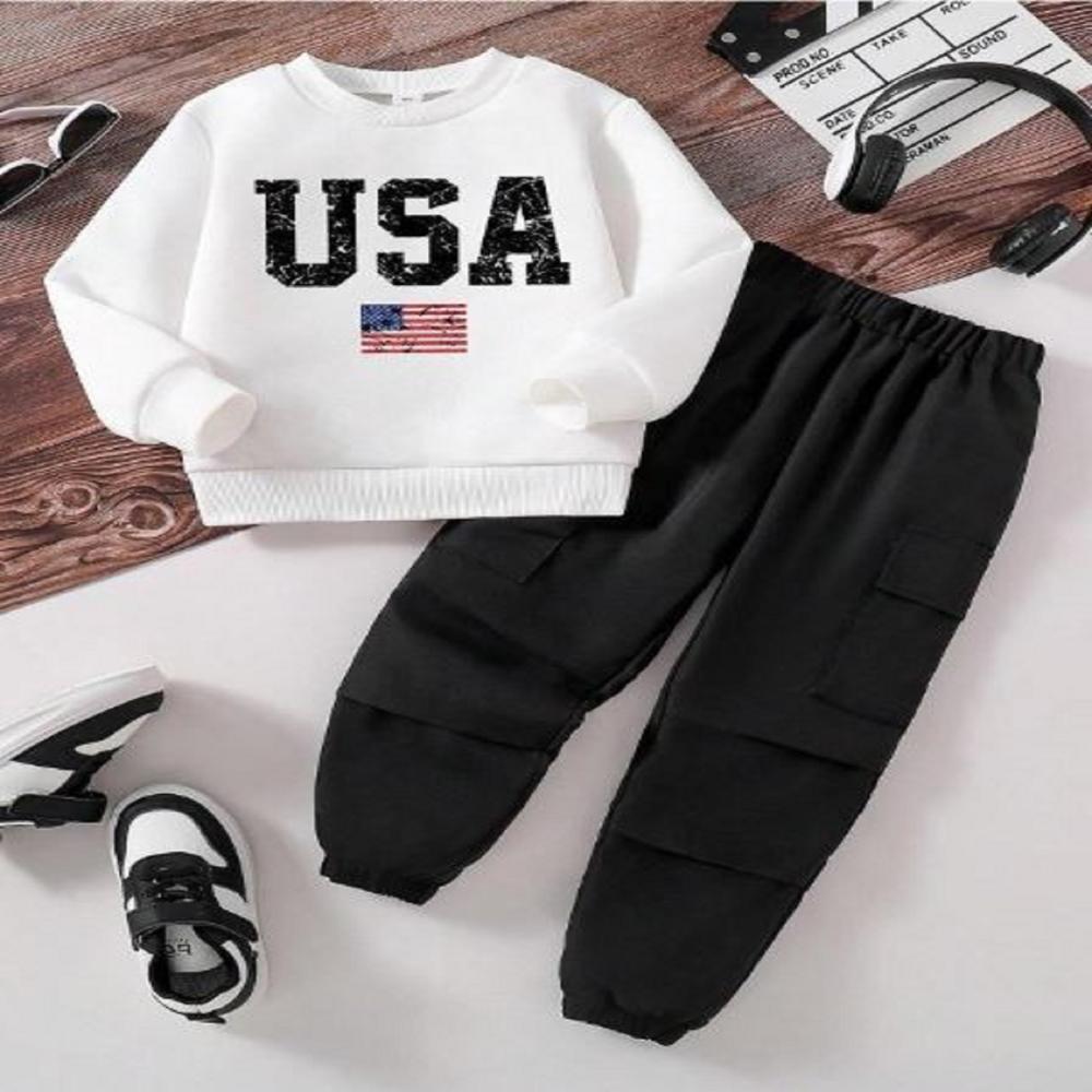 Kids Panda Energy Top Bottom Set 