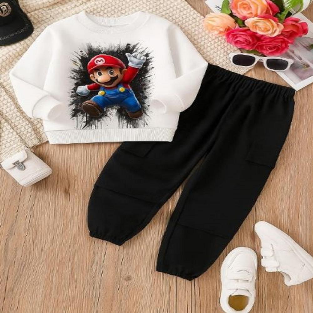 Kids Panda Energy Top Bottom Set 