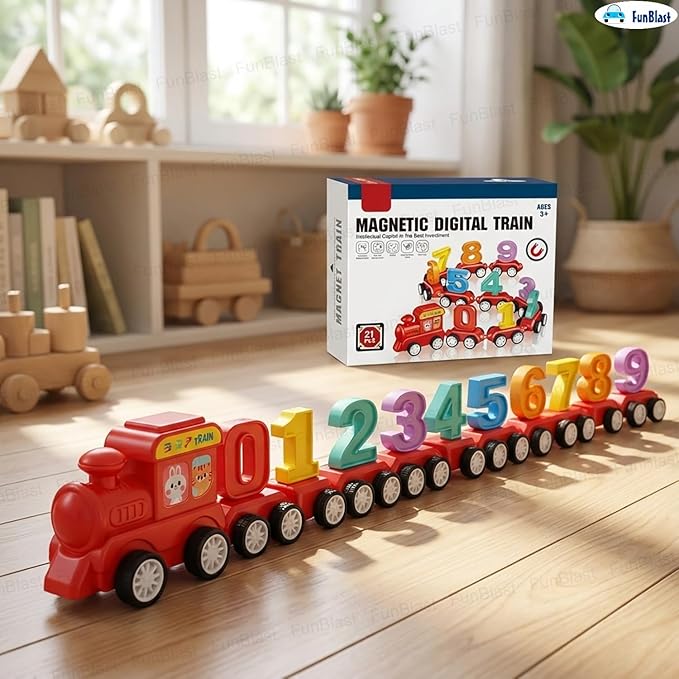 Number Train Toy - Age Group: 3-12