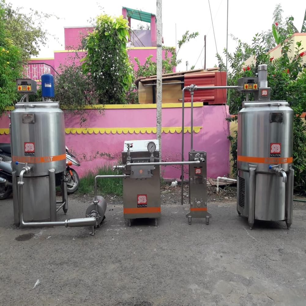 Milk Processing Plant Setup - Capacity: 100 - 1000 Ltr