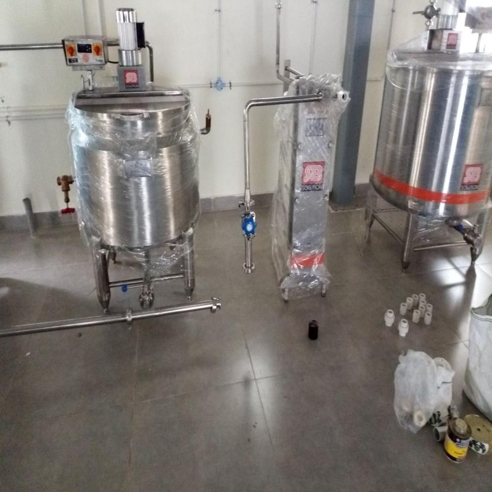 Milk Processing Plant Setup - Capacity: 100 - 1000 Ltr