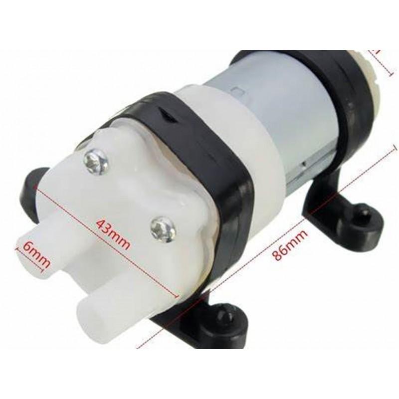 Dc 6-12v R385 Aquarium Fish Tank, Arduino, Raspberry Dc Diaphragm Pump - Flow Rate: Approximately 240-300 Liters Per Hour (L/h) Or About 63-79 Gallons Per Hour (Gph)