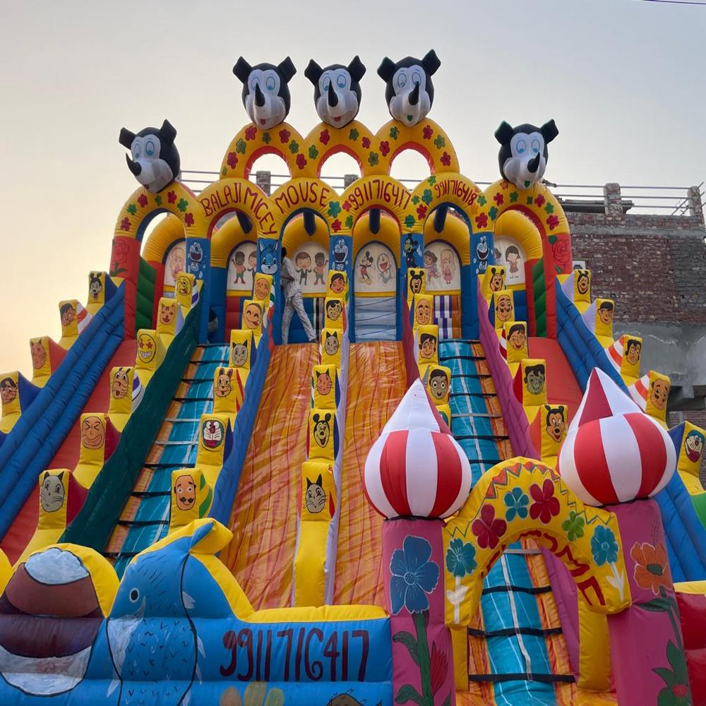 6 Gate Mickey Mouse Bouncy Slide