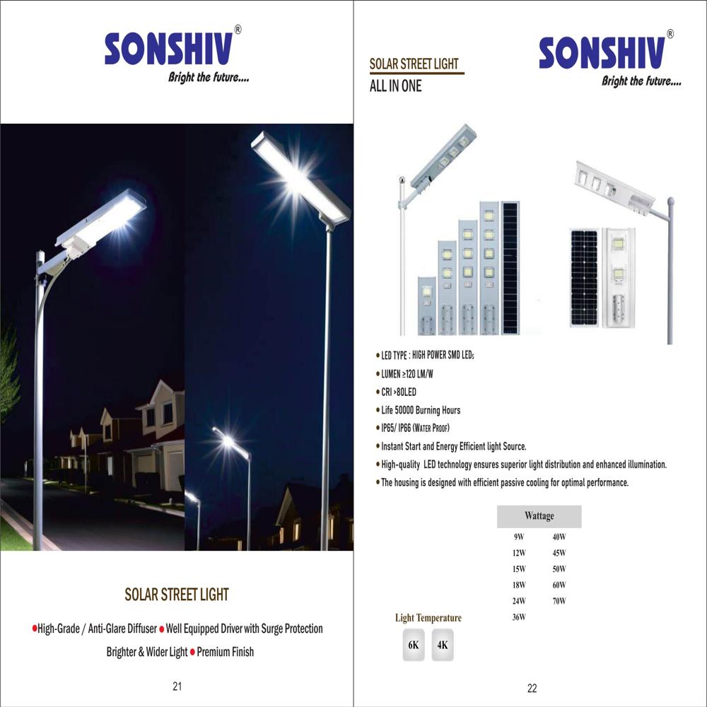 SOLAR STREET LIGHT 50W (ALL IN ONE)