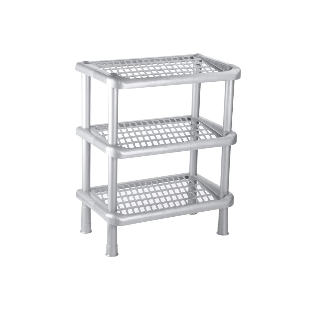 Small 3 Tier Shoe Rack - Color: Blue