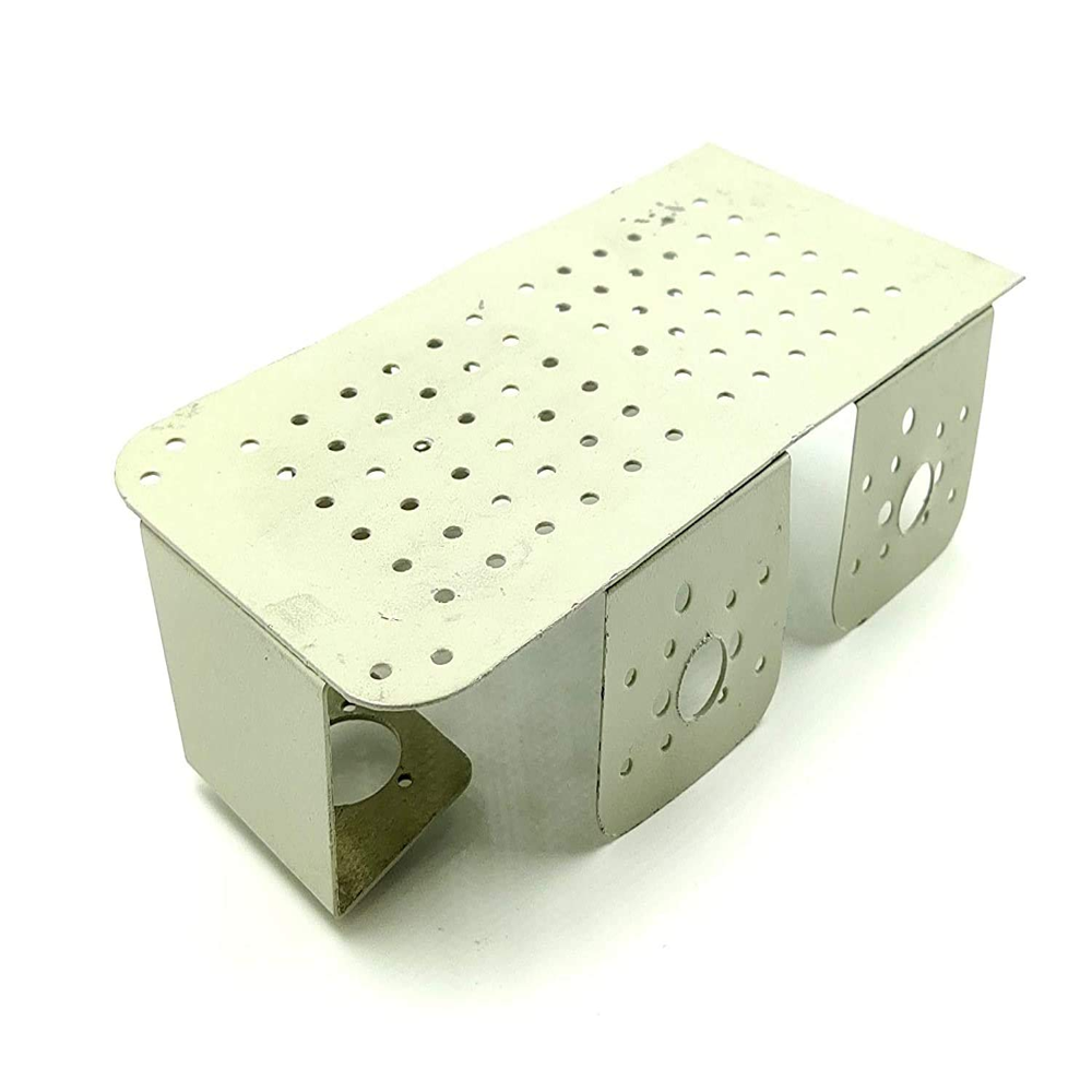 4 Wheel White Metal Chassis