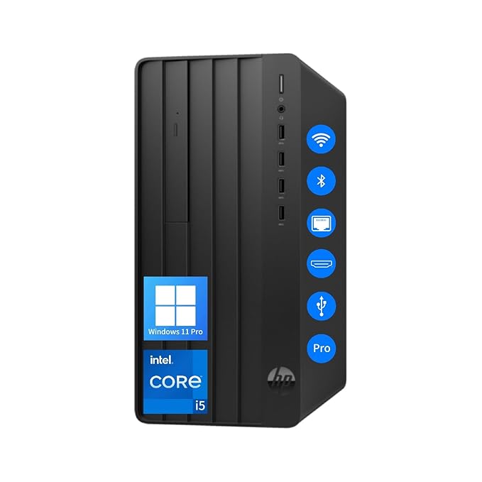HP Pro Tower 290 G9 Desktop, Intel Core i5-13400, 8 GB RAM, 256GB NVME