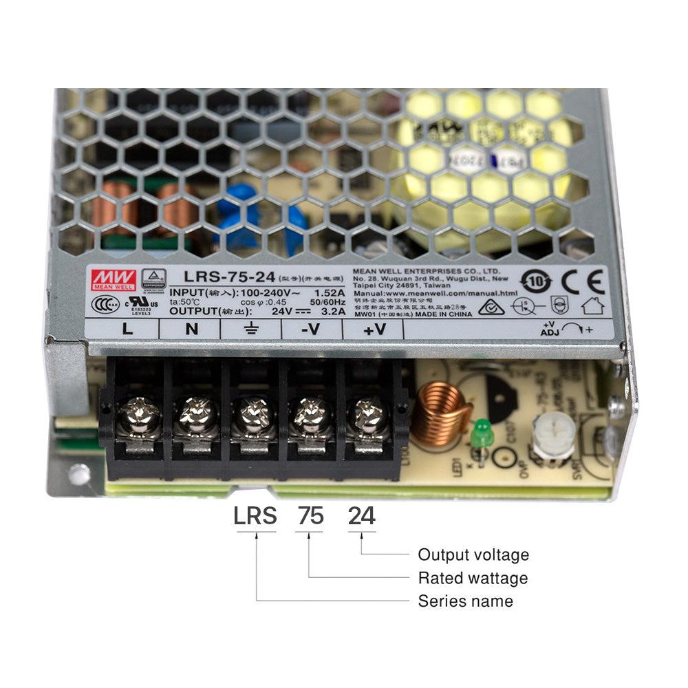 Meanwell SMPS LRS-75-24