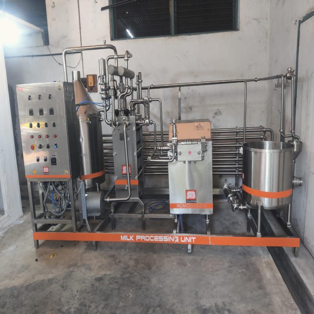 Milk processing unit