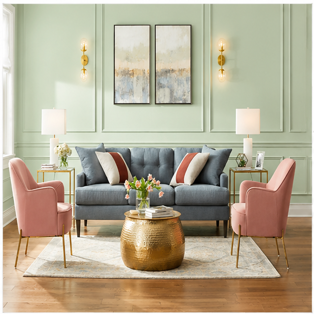 Home Interior Decorators Service - Full Home Design , Client Choice Materials, Variable Project Timeline, Multiple Client Consultations, Comprehensive Styling