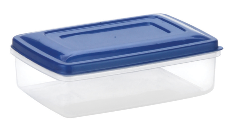 Rectangular Plastic Crystal Containers - 1050 ML
