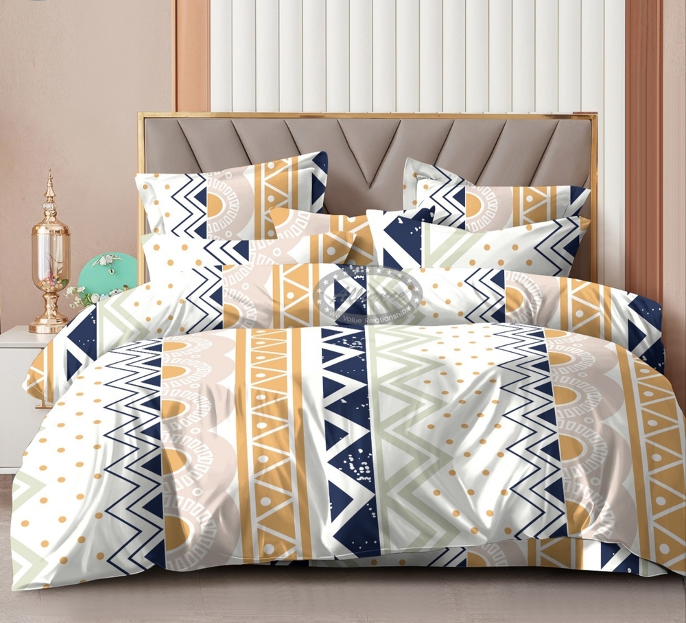 Comforter+ Bedsheet+ 2 Pillow