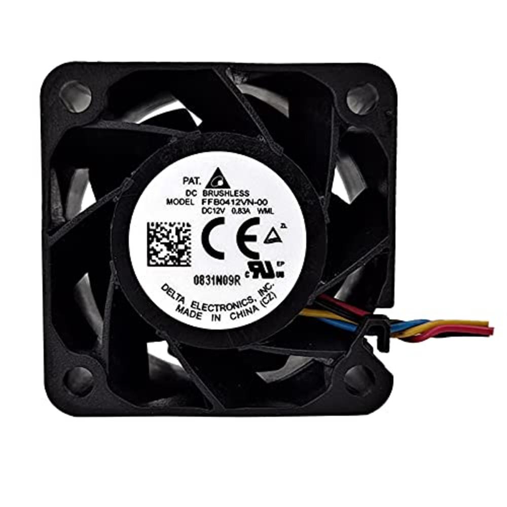 DELTA FFB0412VN-00 12V DC 0.83A 4028mm Ball Bearing Industrial Inverter Axial Cooling Fan