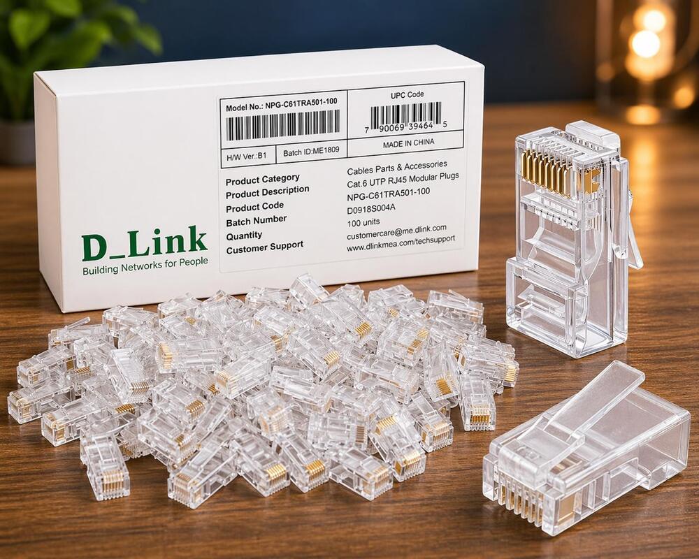 D-link Rj45 Networking Cable Connector
