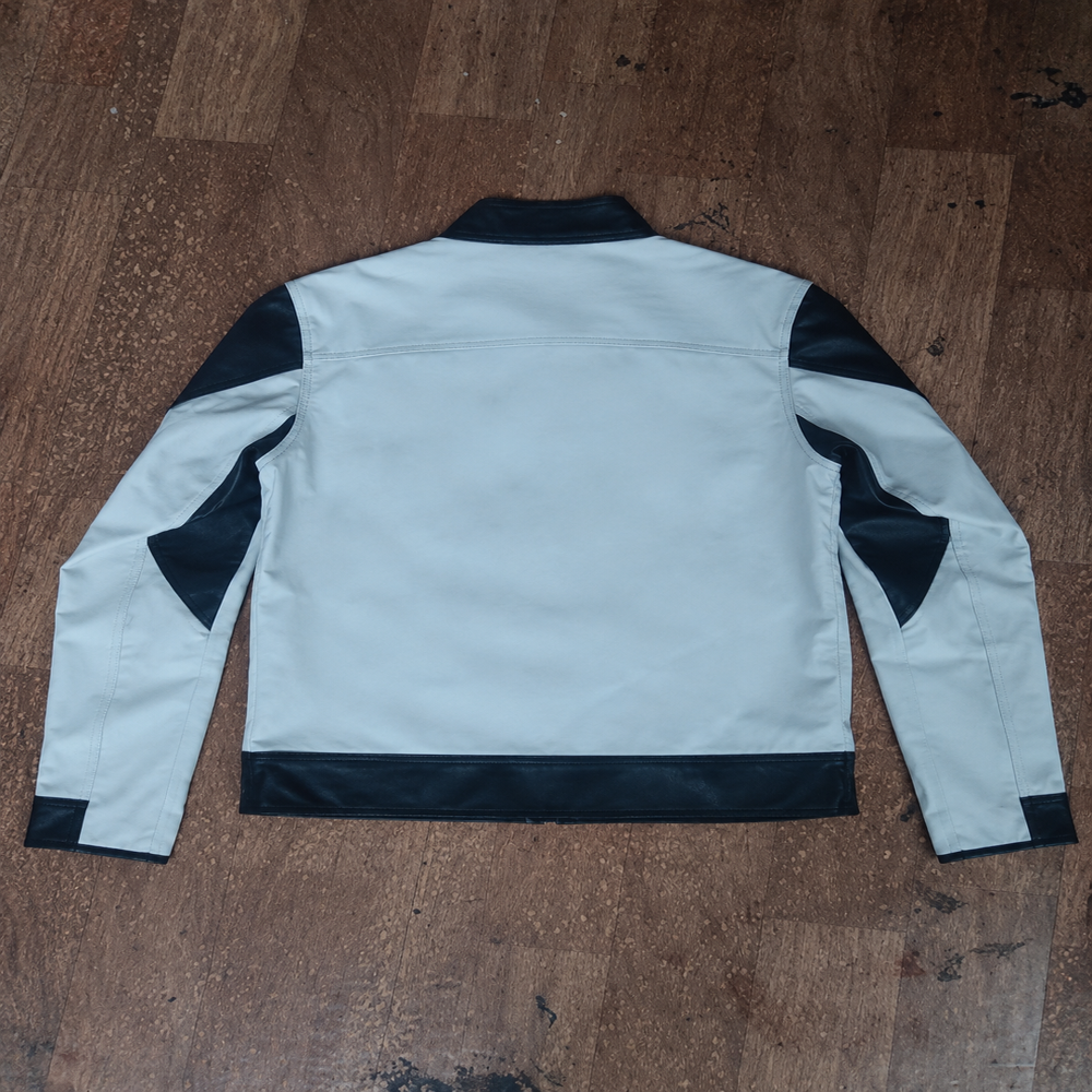 Mens PU Faux Leather Jacket