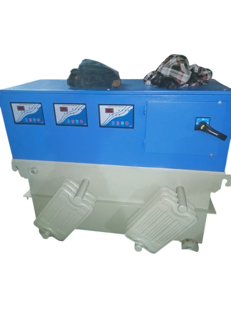 60 KVA 3 Phase तेल कूल्ड सर्वो स्टैबिलाइज़र
