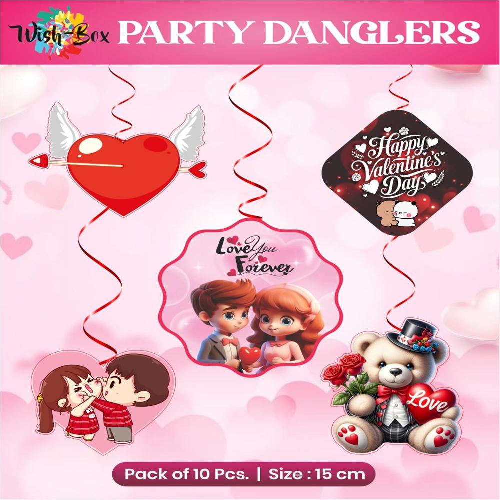Valentine day paper decoration