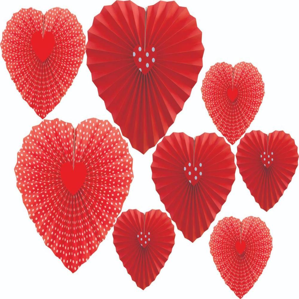 Valentine day paper decoration