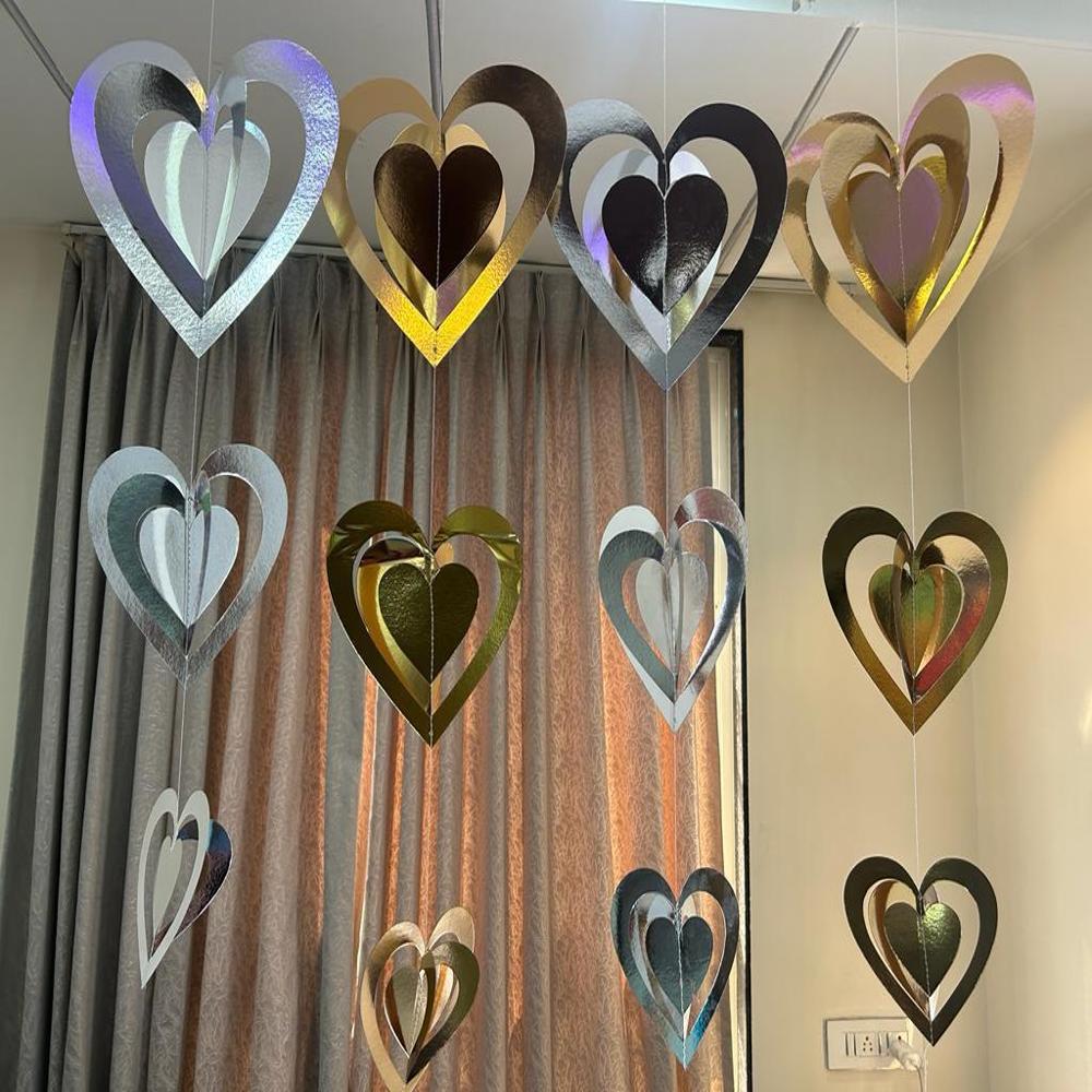 Valentine day paper decoration